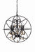 Orbit 4-Light Pendant in Oil Rubbed Bronze - Lamps Expo