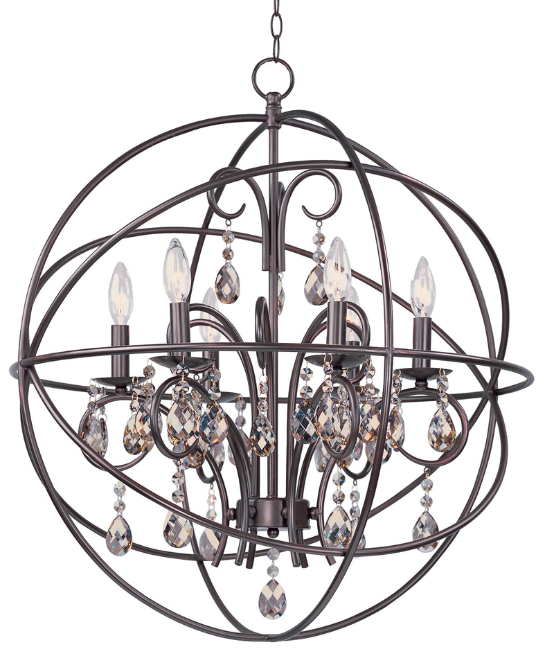 Orbit 6-Light Pendant in Oil Rubbed Bronze - Lamps Expo