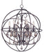 Orbit 6-Light Pendant in Oil Rubbed Bronze - Lamps Expo