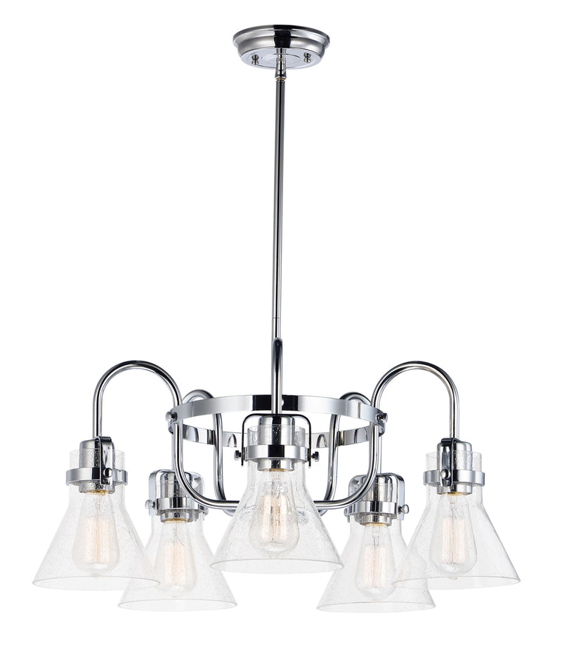 Seafarer 5-Light Chandelier in Polished Chrome - Lamps Expo