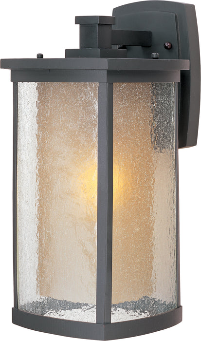 Bungalow 1-Light Wall Lantern in Bronze with Seedy/Wilshire Glass/Shade - Lamps Expo