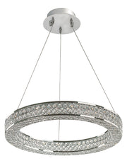 Eternity 20" LED Pendant in Polished Chrome - Lamps Expo