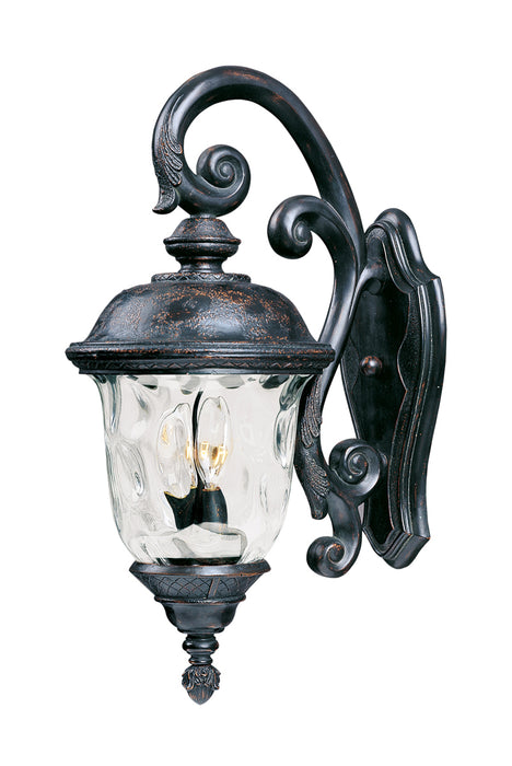 Carriage House VX 3-Light Outdoor Wall Lantern in Oriental Bronze - Lamps Expo