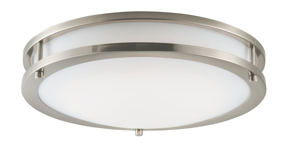 Linear LED 14" LED Surface Mount in Satin Nickel - Lamps Expo