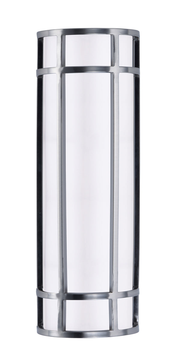 Moon Ray 18" LED Outdoor Wall Sconce in Satin Nickel - Lamps Expo