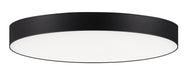 Trim 7" RD LED Flush Mount 3000K in Black - Lamps Expo