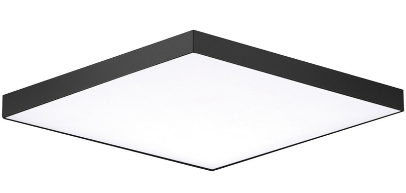 Trim 8.5" SQ LED Flush Mount 3000K in Black - Lamps Expo