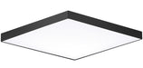 Trim 10.5" SQ LED Flush Mount 3000K in Black - Lamps Expo
