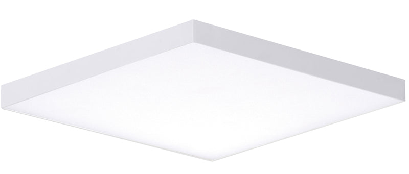 Trim 10.5" SQ LED Flush Mount 3000K in White - Lamps Expo