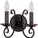 Loft 2-Light Wall Sconce in Oil Rubbed Bronze - Lamps Expo