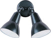 Spots 2-Light Outdoor Wall Mount in Black - Lamps Expo