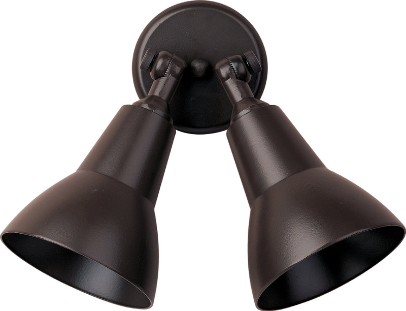 Spots 2-Light Outdoor Wall Mount in Tawny Bronze - Lamps Expo