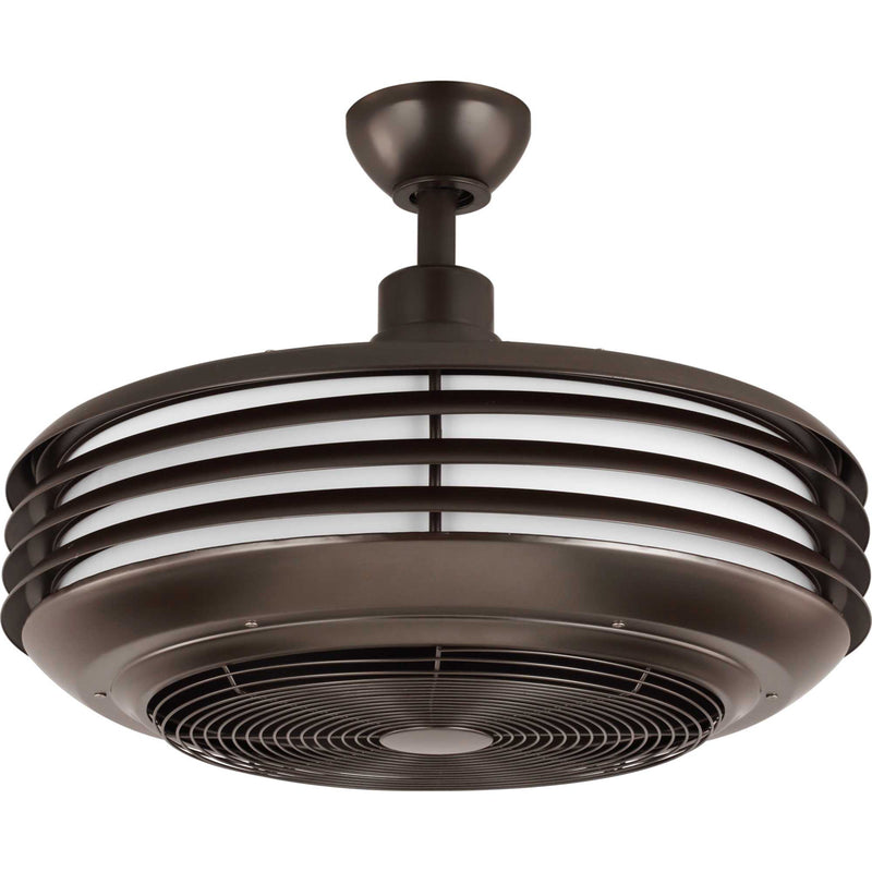Sanford 24" Enclosed Indoor/Outdoor Ceiling Fan with LED Light - Lamps Expo