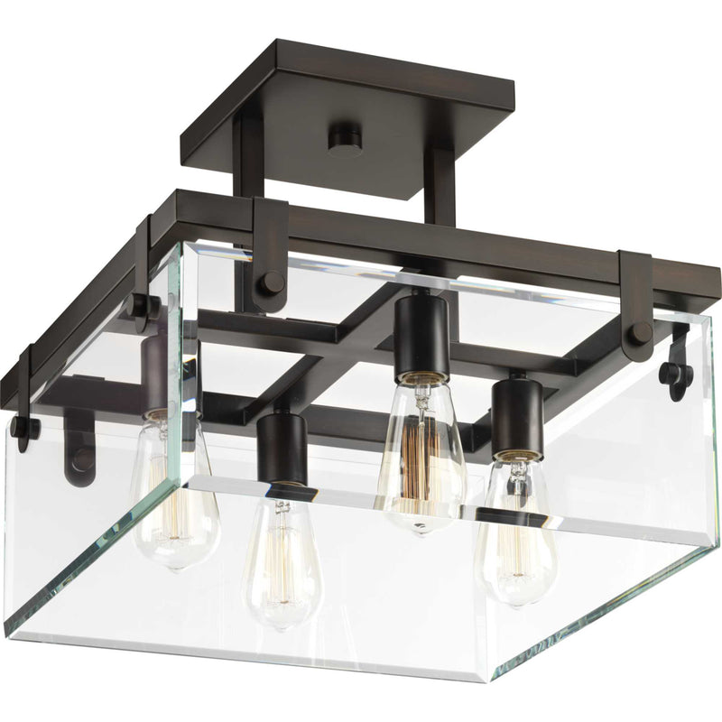 Glayse 16.75" Semi-Flush (Convertible) - Lamps Expo
