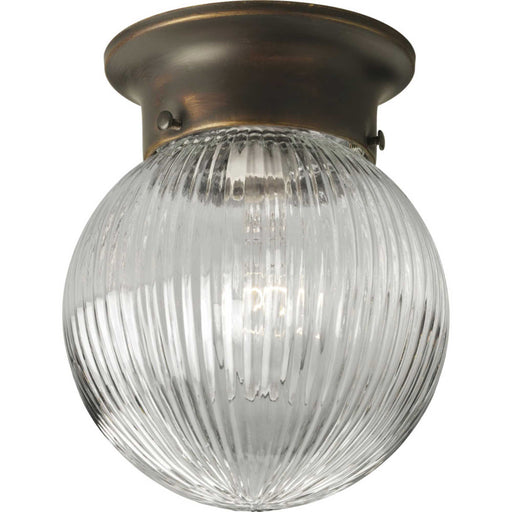 1-Light Glass Globe 6.375" Close-to-Ceiling - Lamps Expo