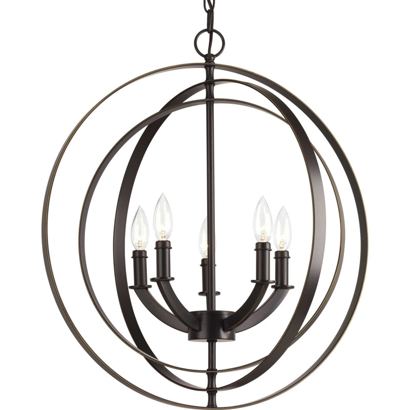 Equinox 5-Light Foyer Chandelier - Lamps Expo