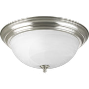 3-Light Dome Glass 15.25" Close-to-Ceiling - Lamps Expo