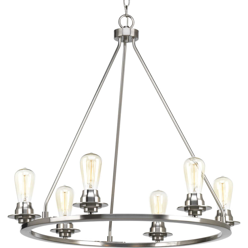 Debut 6-Light Chandelier - Lamps Expo