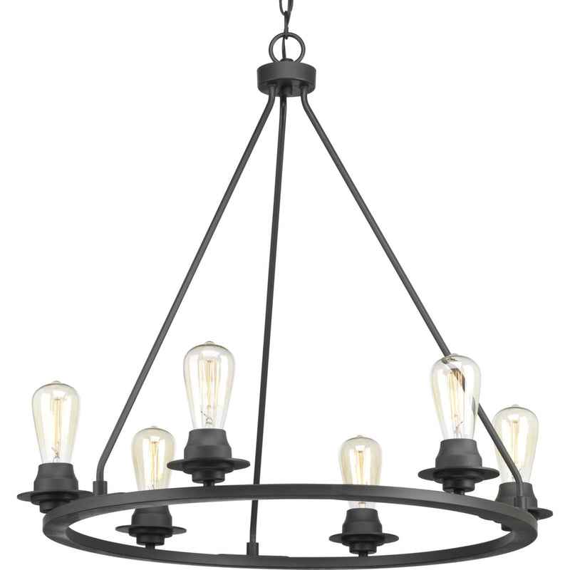 Debut 6-Light Chandelier - Lamps Expo