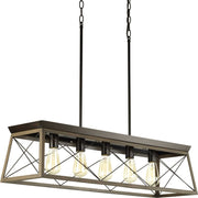 Briarwood 5-Light Linear Chandelier - Lamps Expo