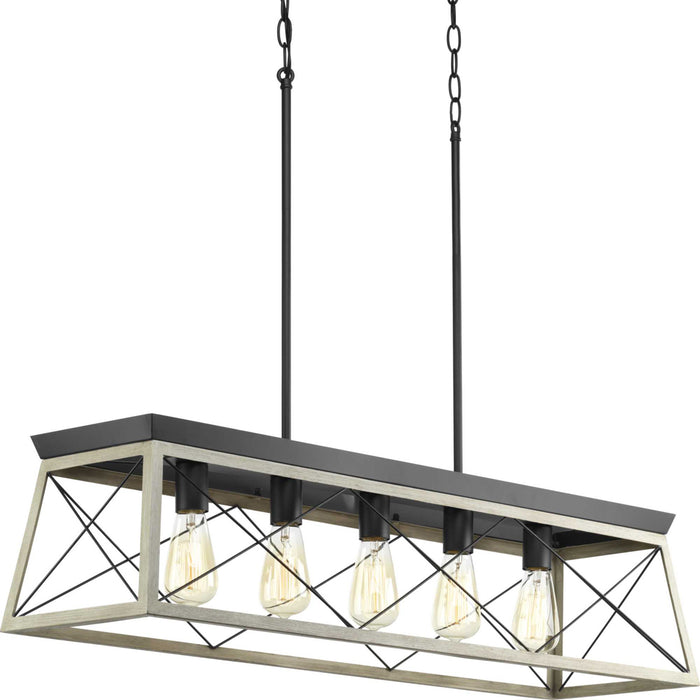 Briarwood 5-Light Linear Chandelier - Lamps Expo