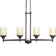 Alexa 4-Light Linear Chandelier - Lamps Expo