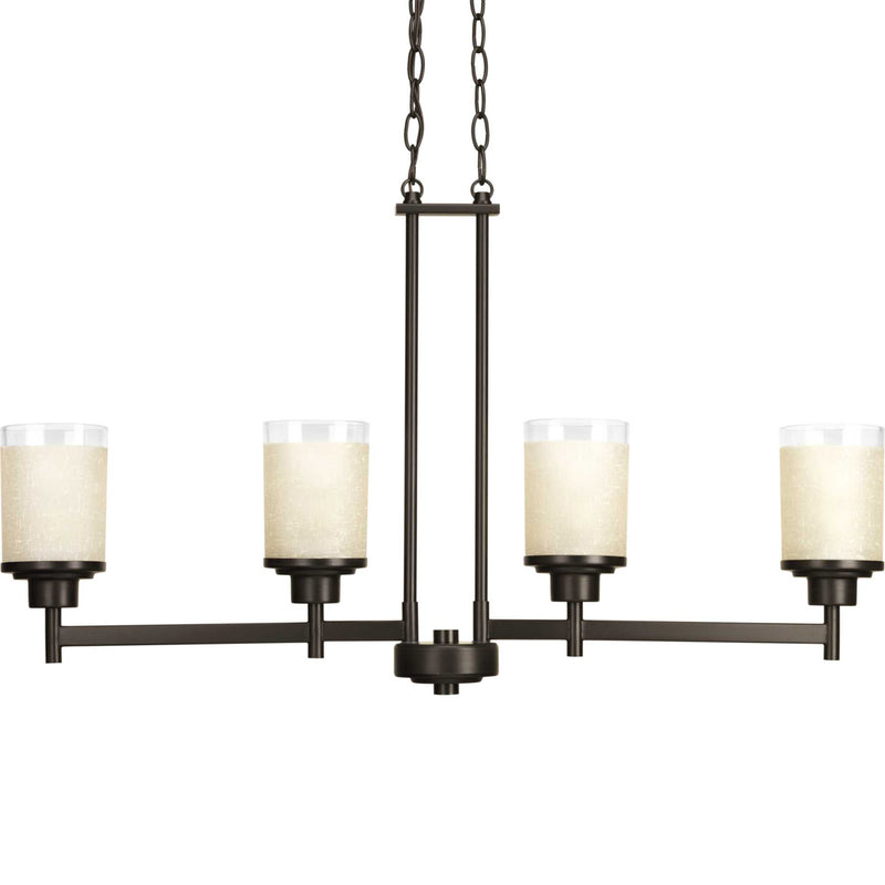 Alexa 4-Light Linear Chandelier - Lamps Expo