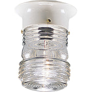 Utility Lantern 1-Light Close-to-Ceiling - Lamps Expo