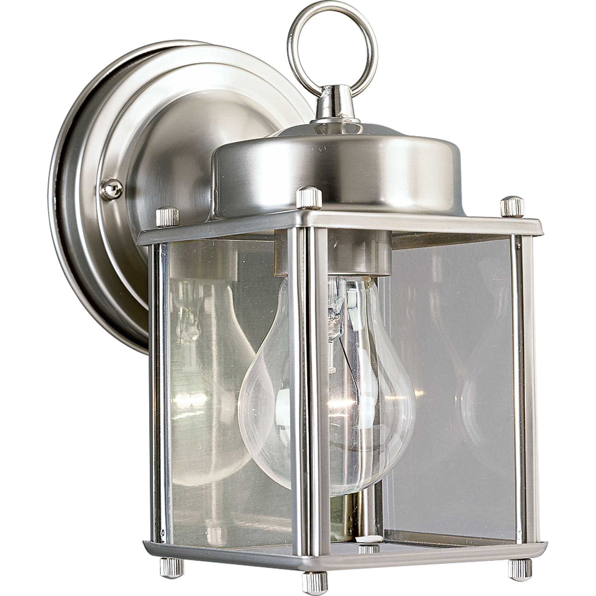 Flat Glass Lantern 1-Light Wall Lantern - Lamps Expo