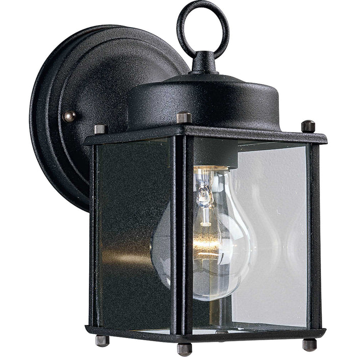 Flat Glass Lantern 1-Light Wall Lantern - Lamps Expo