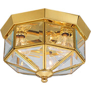 3-Light BeveLED Glass 9.75" Close-to-Ceiling - Lamps Expo