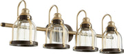 Banded Dome 4-Light Vanity - Lamps Expo