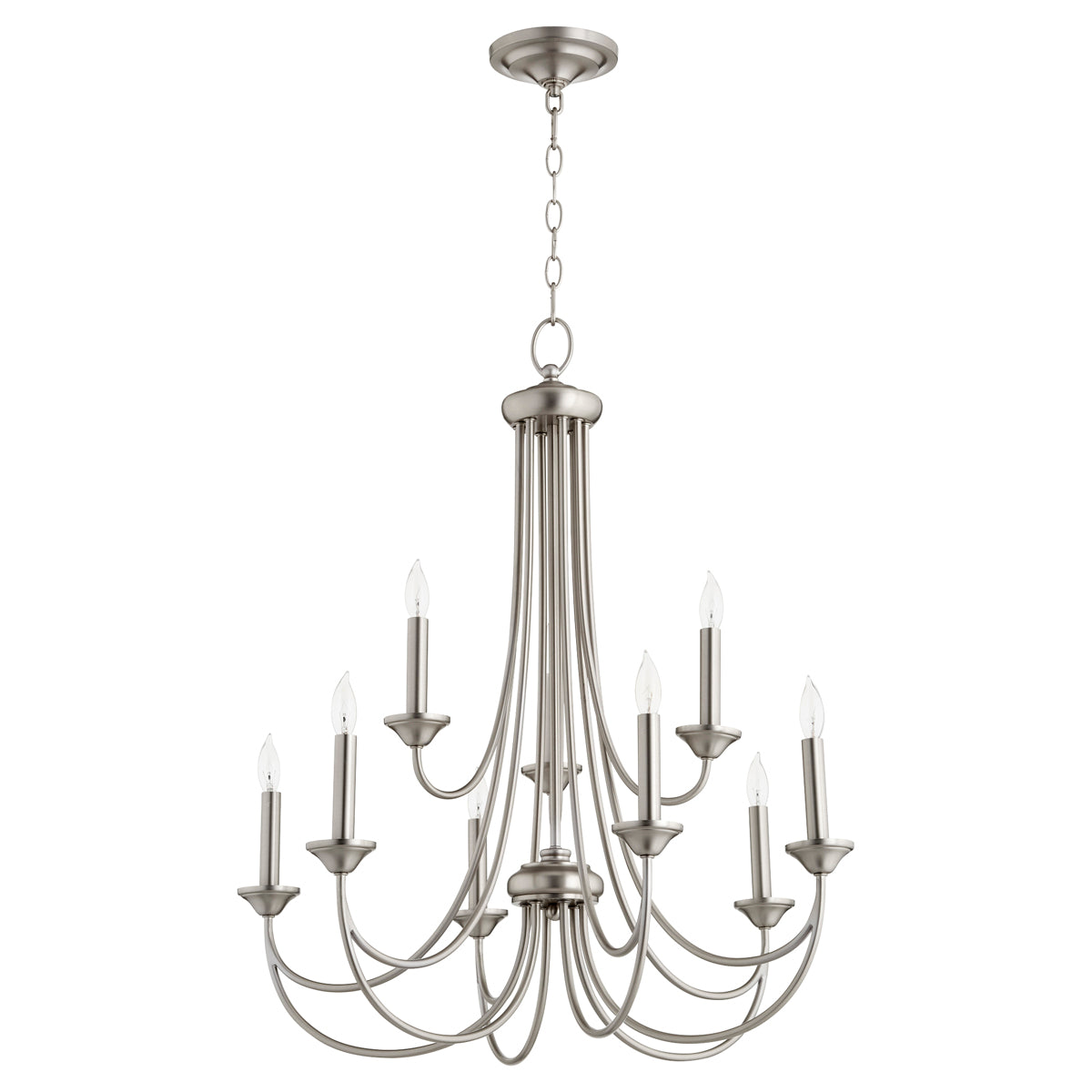 Brooks 9-Light Chandelier - Lamps Expo