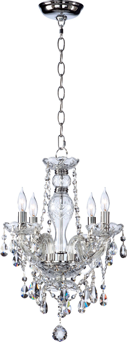Bohemian Katerina Crystal 4-Light Chandelier - Lamps Expo