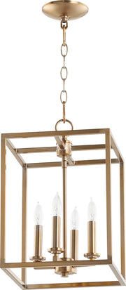 Cuboid Large Foyer 4-Light Chandelier - Lamps Expo