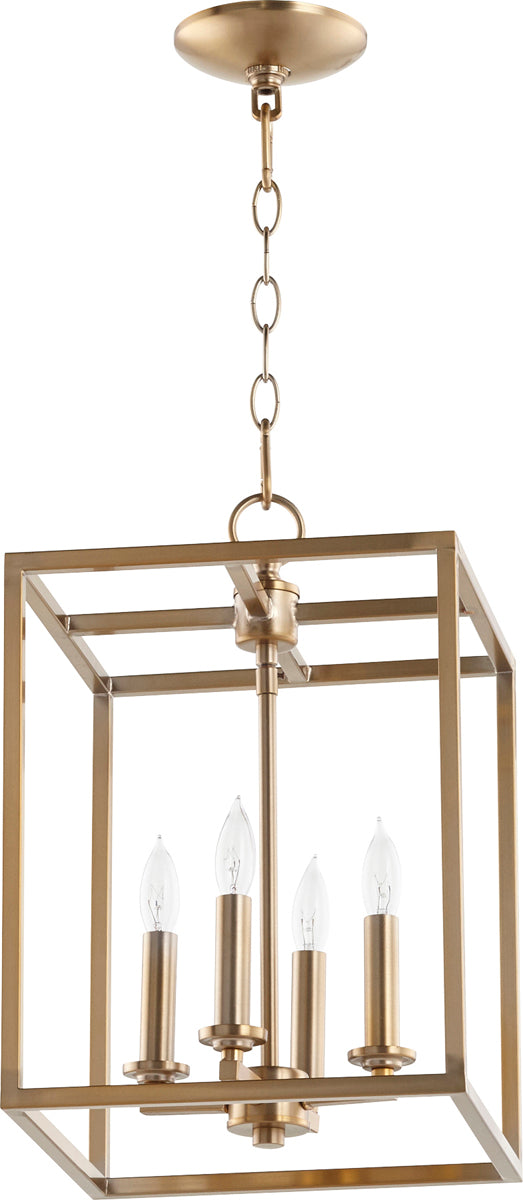 Cuboid Large Foyer 4-Light Chandelier - Lamps Expo