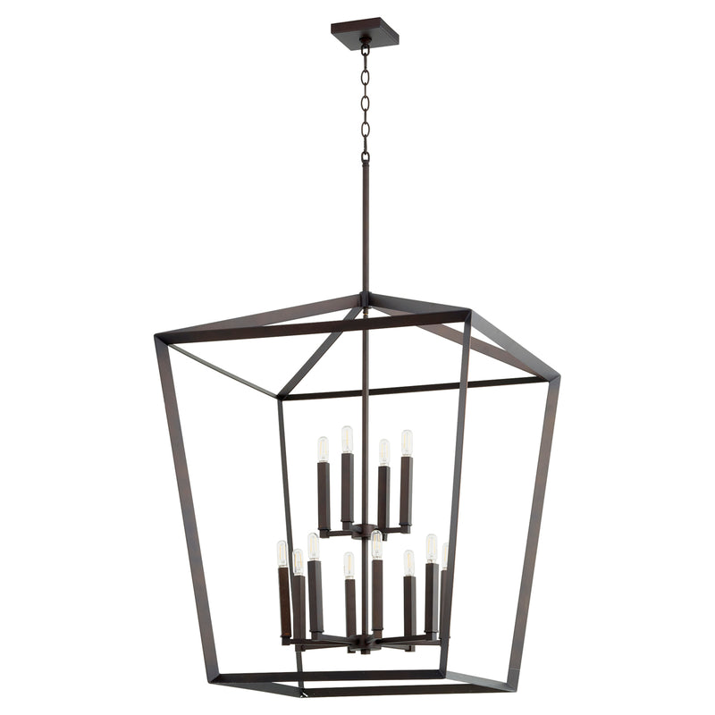 Manor 12-Light Foyer Chandelier - Lamps Expo