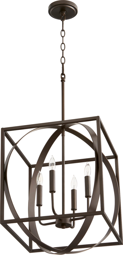 Cube/Sphere 4-Light Pendant - Lamps Expo