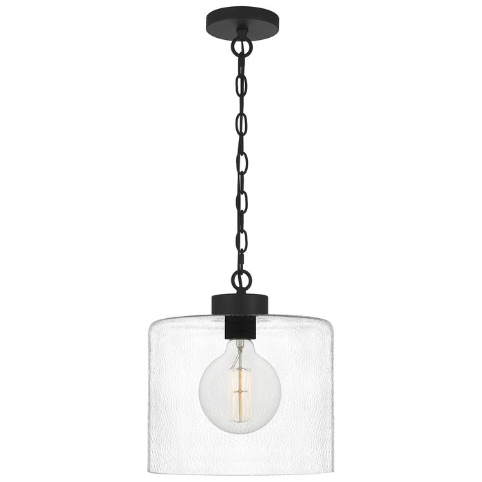 Abner 1-Light Mini Pendant in Matte Black