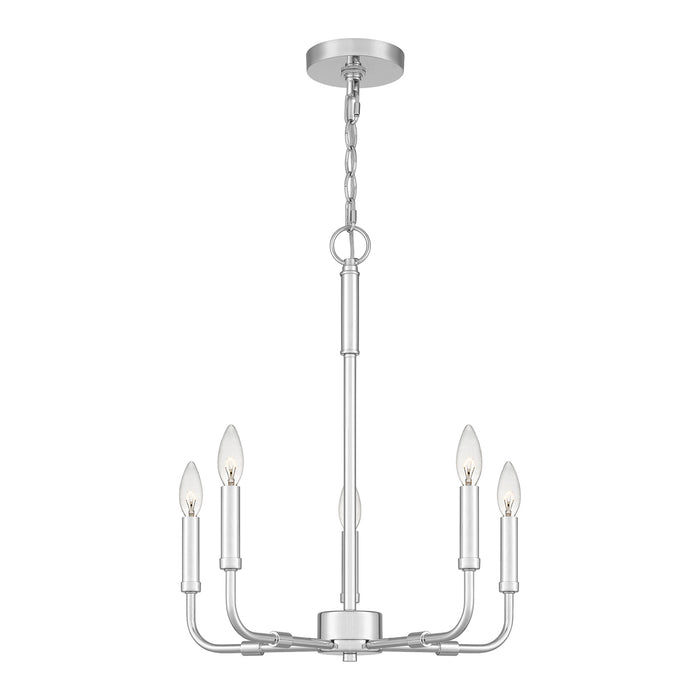 Abner 5-Light Chandelier in Polished Chrome