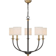 Audley 5-Light Chandelier in Old Bronze