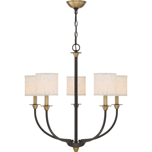 Audley 5-Light Chandelier in Old Bronze