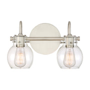 Andrews 2-Light Bath Vanity in Antique Nickel