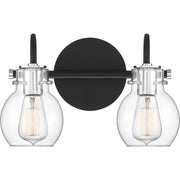 Andrews 2-Light Bath Vanity in Earth Black