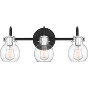 Andrews 3-Light Bath Vanity in Earth Black