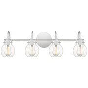 Andrews 4-Light Bath Vanity in Polished Chrome