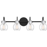 Andrews 4-Light Bath Vanity in Earth Black
