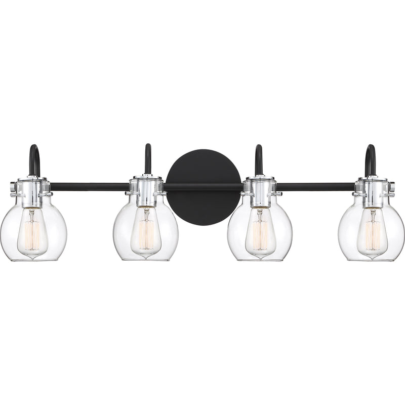 Andrews 4-Light Bath Vanity in Earth Black