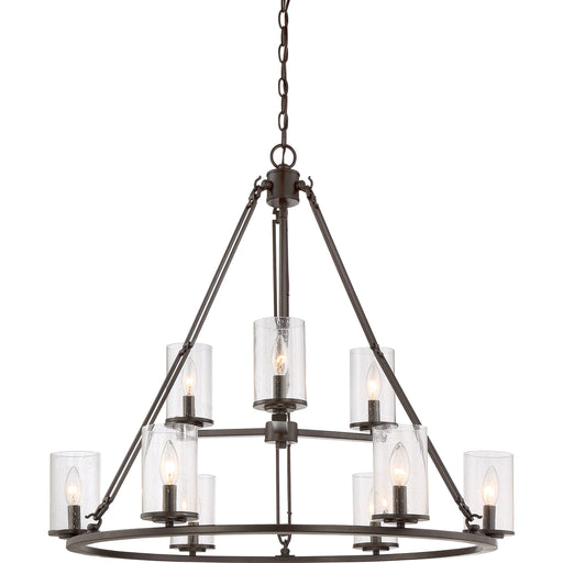 Buchanan 9-Light Chandelier in Western Bronze