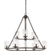 Buchanan 9-Light Chandelier in Western Bronze
